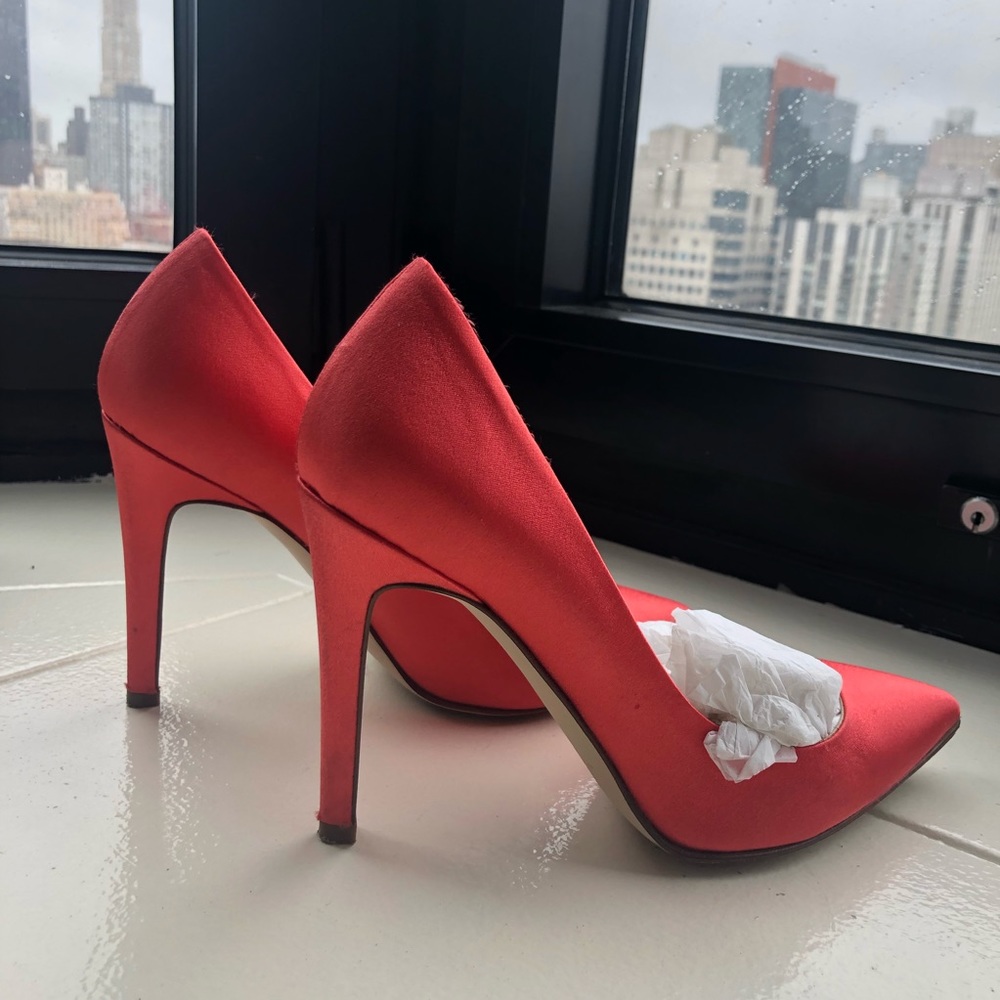 JCrew Everly Satin pumps